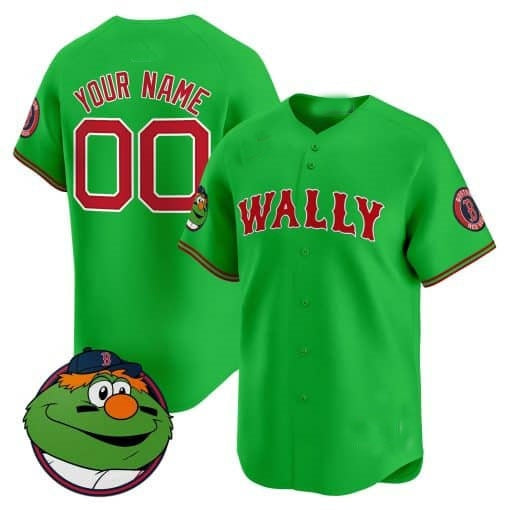 Custom Boston Red Sox Wally Vapor Premier Limited Jersey ¨C All Stitched-Green MWATKINS
