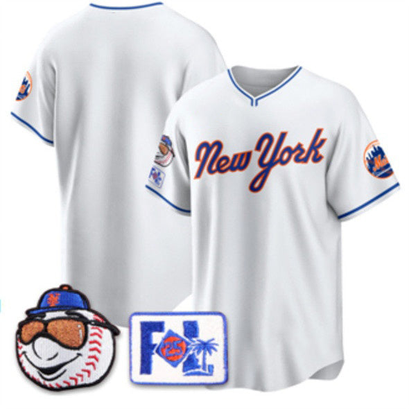 New York Mets Blank White MWATKINS 2025 Spring Training Stitched Jersey