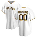 Custom Pittsburgh Pirates White MWATKINS Home Replica Jersey
