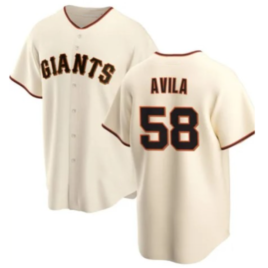 San Francisco Giants #58 Nick Avila Cream MWATKINS Cool Base Stitched Jersey