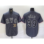 New York Mets #39 Edwin Diaz Gray MWATKINS 2024 City Connect Cool Base Jersey 3