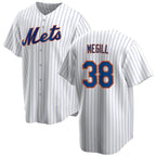 New York Mets #38 Tylor Megill White MWATKINS Cool Base Stitched Jersey