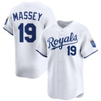 Kansas City Royals #19 Michael Massey White MWATKINS 2024 Home Limited Stitched Jersey