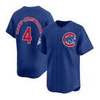 Chicago Cubs #4 Pete Crow-Armstrong Royal MWATKINS Limited Stitched Jersey