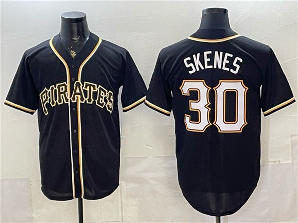 Pittsburgh Pirates #30 Paul Skenes 2026 Fashion Black MWATKINS Out Stitched Jersey