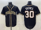 Pittsburgh Pirates #30 Paul Skenes 2026 Fashion Black MWATKINS Out Stitched Jersey