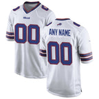 Custom B.Bills White MWATKINS Game Jersey