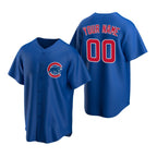Custom Chicago Cubs Royal MWATKINS Stitched Cool Base Jersey