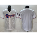 Texas Rangers Bank White MWATKINS 2023 World Series Champions Cool Base Jersey