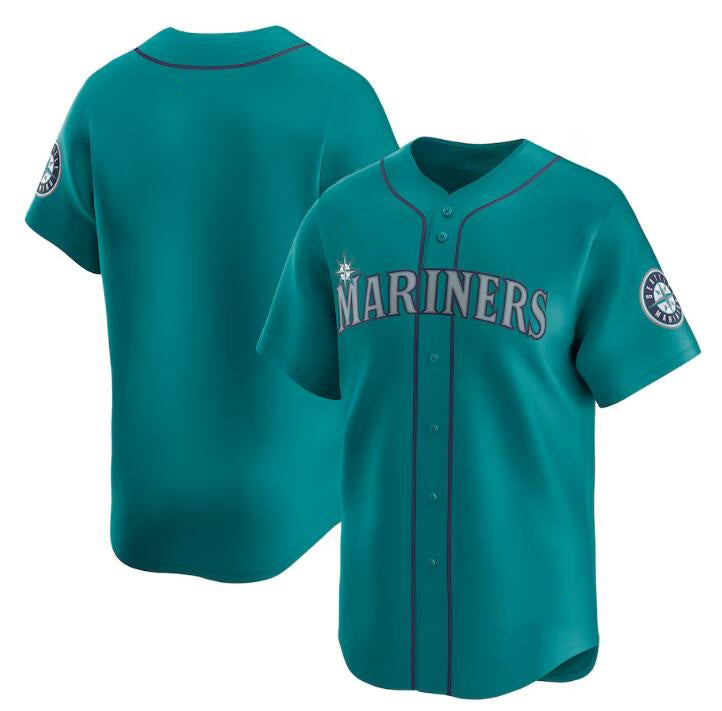 Seattle Mariners Blank Aqua MWATKINS Alternate Limited Stitched jersey