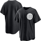Chicago Cubs Blank Black MWATKINS Lights Out Limited Stitched Jersey