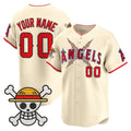 Custom Los Angeles Angels x One Piece Cream MWATKINS Vapor Premier Limited Jersey - Stitched
