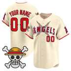 Custom Los Angeles Angels x One Piece Cream MWATKINS Vapor Premier Limited Jersey - Stitched