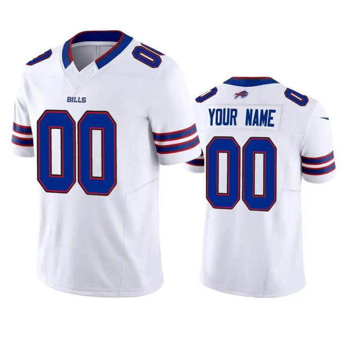 Custom B.Bills Active Player White MWATKINS 2023 F.U.S.E. Vapor Untouchable Limited Stitched Jersey