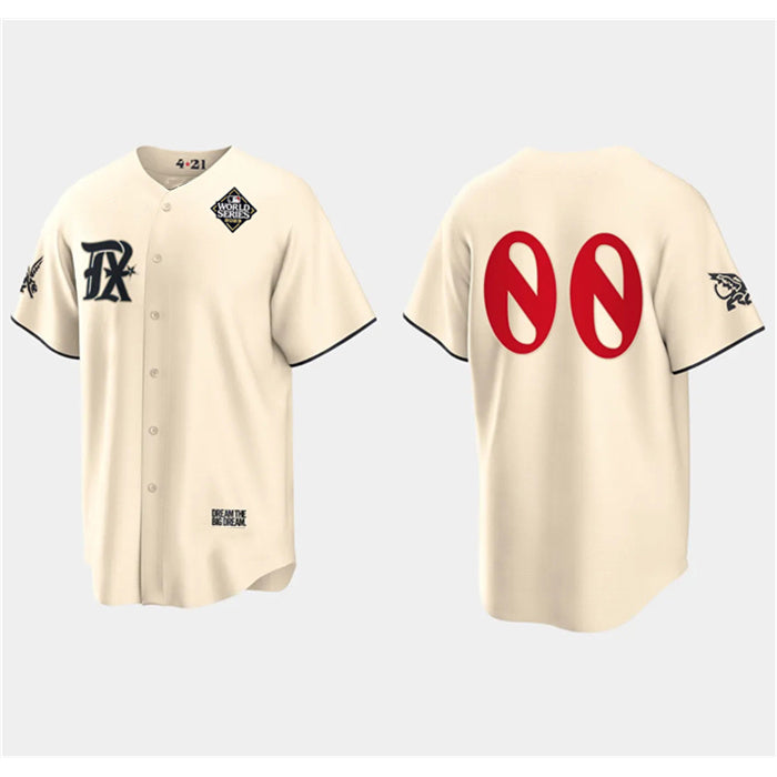 Custom Texas Rangers Active Player Cream MWATKINS 2023 World Series City Connect Stitched Jersey