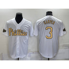 Philadelphia Phillies #3 Bryce Harper White MWATKINS 2022 All Star Stitched Cool Base Jersey