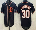 Detroit Tigers #30 Kerry Carpenter 2026 Black MWATKINS Fashion Cool Base Jersey