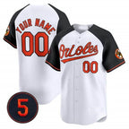 Custom Baltimore Orioles Robinson Patch Vapor Premier Limited Jersey V2 ¨C All Stitched-White MWATKINS