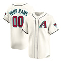 Custom Arizona Diamondbacks Cream MWATKINS Home Limited Jersey