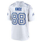 B.Bills #88 Dawson Knox White MWATKINS 2025 Rivalries Collection Game Jersey