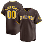 Custom San Diego Padres Brown MWATKINS 2024 Away Limited Stitched Jersey