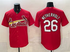 St. Louis Cardinals #26 JJ Wetherholt Red MWATKINS Cool Base Stitched Jersey