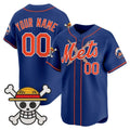 Custom New York Mets x One Piece Royal MWATKINS Vapor Premier Limited Jersey - Stitched