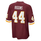 W.Football Team #44 John Riggins Burgundy MWATKINS Retired Player Jersey