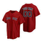 Custom Boston Red Sox Red MWATKINS Stitched Cool Base Jersey