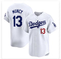 Los Angeles Dodgers #13 Max Muncy White MWATKINS Stitched Cool Base Jersey
