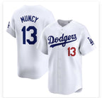 Los Angeles Dodgers #13 Max Muncy White MWATKINS Stitched Cool Base Jersey