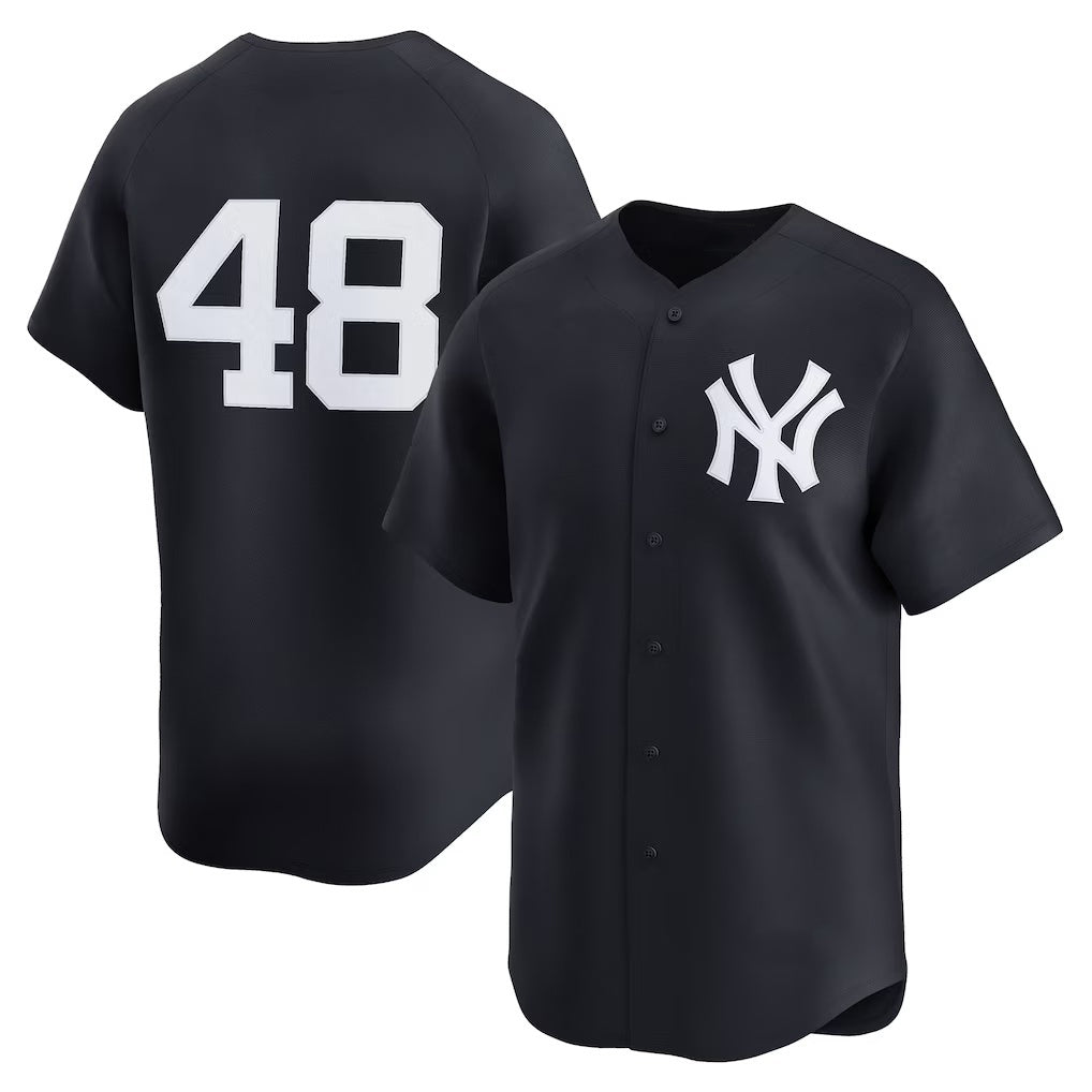 New York Yankees #48 Paul Goldschmidt Navy MWATKINS Alternate 2 Limited Jersey