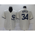 Chicago White Sox #34 Michael Kopech 2021 Cream MWATKINS Field of Dreams Name Cool Base Stitched Jersey