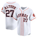 Houston Astros #27 Jose Altuve White MWATKINS Home Limited Player Jersey
