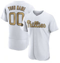 Custom Philadelphia Phillies Active Player White MWATKINS 2022 All-Star Flex Base Stitched Jersey