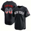 Custom New York Yankees Navy MWATKINS USA 250 Fourth of July Limited Stitched Jersey