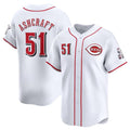 Cincinnati Reds #51 Graham Ashcraft White MWATKINS Home Limited Stitched Jersey
