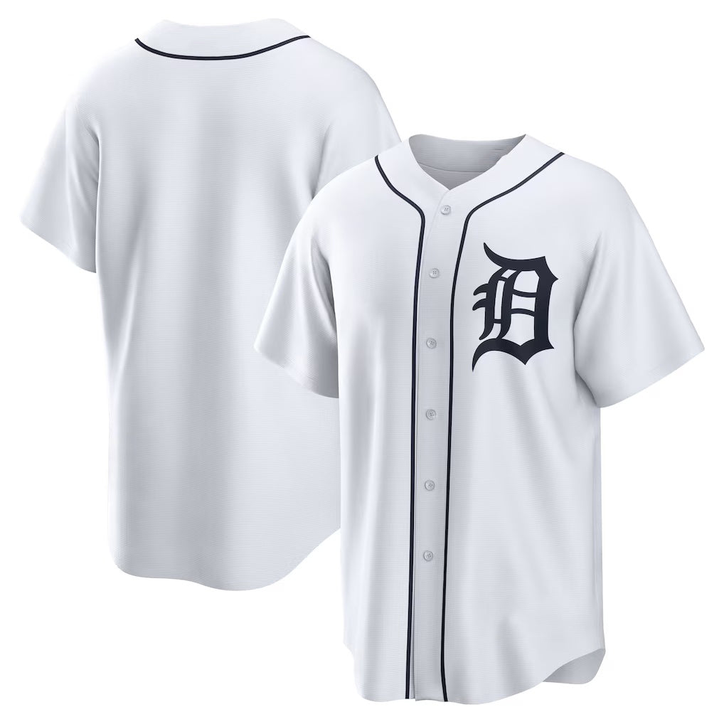 Detroit Tigers White MWATKINS Home Replica Team Jersey