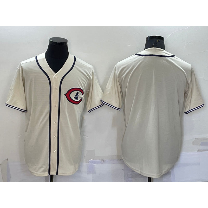 Chicago Cubs Blank Cream MWATKINS Turn Back the Clock Stitched Cooperstown Collection Jersey