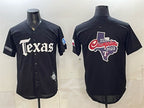 Texas Rangers Team Big Logo Black MWATKINS Gothic Mexico 2025 Vapor Premier Limited Stitched Jersey