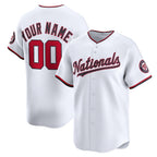 Custom Washington Nationals White MWATKINS Home Limited Jersey