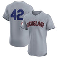 Cleveland Guardians #42 Jackie Robinson Gray MWATKINS Road 2024 Day Elite Jersey