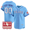 Custom Texas Rangers Blue MWATKINS 2026 City Connect Vapor Premier Limited Jersey - All Stitched