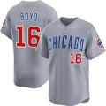Chicago Cubs #16 Matthew Boyd Grey MWATKINS Limited Stitched Jersey