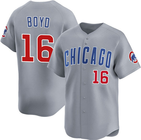 Chicago Cubs #16 Matthew Boyd Grey MWATKINS Limited Stitched Jersey