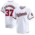Washington Nationals #37 Stephen Strasburg White MWATKINS Home Limited Player Jersey