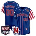 Custom Milwaukee Brewers America 250 Edition Vapor Premier Limited Royal MWATKINS Stitched Jerseys