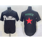 Philadelphia Phillies Phanatic Black MWATKINS Lights Out Limited Stitched Jersey