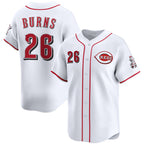 Cincinnati Reds #26 Chase Burns White MWATKINS Home Limited Stitched Jersey
