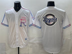 Kansas City Royals Team Big Logo White MWATKINS 2026 City Connect Stadium Stitched Jersey